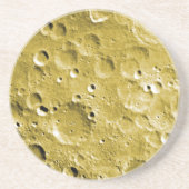 Dessous De Verre En Grès Surface de la lune (Devant)