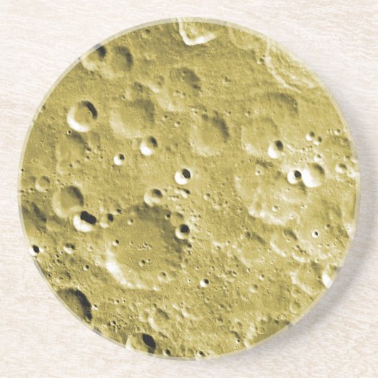 Dessous De Verre En Grès Surface de la lune (Devant)