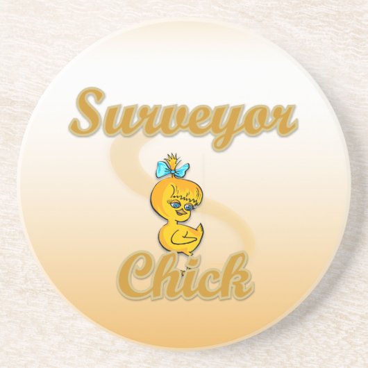 Dessous De Verre En Grès Surveyor Chick (Devant)