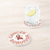 DESSOUS DE VERRE EN GRÈS SURVIVANT DU CANCER (Côté)