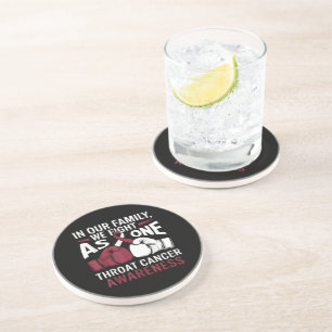 Dessous De Verre En Grès Survivant du cancer de la gorge Inspirant
