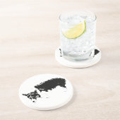 Dessous De Verre En Grès Suspension du test de goût (Côté)