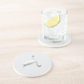 Dessous De Verre En Grès Swan (Côté)