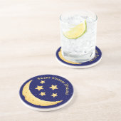 Dessous De Verre En Grès Sweesy Dreams Cute Moon & Stars Personnalisé (Côté)