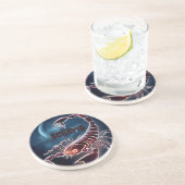 Dessous De Verre En Grès Symbole astrologique Scorpio (Côté)