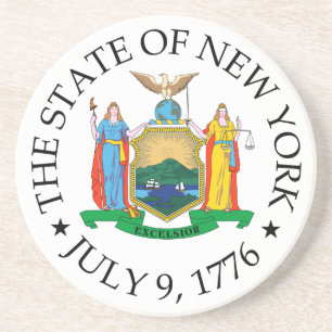 Dessous De Verre En Grès Symbole de New York