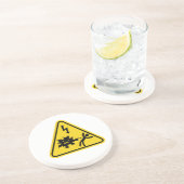 Dessous De Verre En Grès Symbole de risque de choc (Côté)