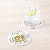 Dessous De Verre En Grès Symbole d'Hawaï (Côté)