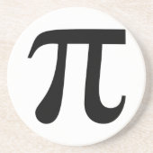 Dessous De Verre En Grès Symbole géant "Pi" (Devant)