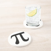 Dessous De Verre En Grès Symbole géant "Pi" (Côté)