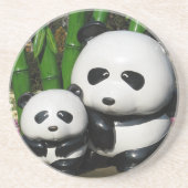 Dessous De Verre En Grès SYMBOLE Panda DU Zoo D'Ueno (Devant)