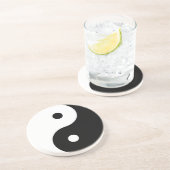 Dessous De Verre En Grès Symbole philosophique motivationnel Yin et Yang (Côté)