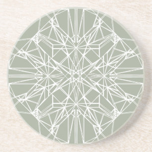 Dessous De Verre En Grès Symétrie géométrique