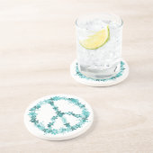 Dessous De Verre En Grès Sympathie de la paix (Côté)