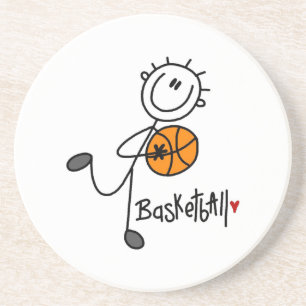 Dessous De Verre En Grès T-shirts et cadeaux basiques de basket-ball à figu