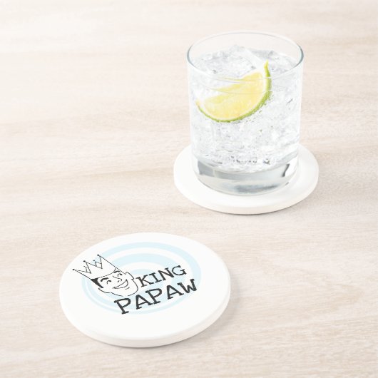 Dessous De Verre En Grès T-shirts et cadeaux King Papaw (Côté)