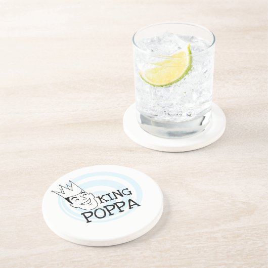 Dessous De Verre En Grès T-shirts et cadeaux King Poppa (Côté)