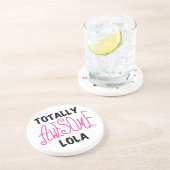 Dessous De Verre En Grès T-shirts et cadeaux Lola rose totalement géniaux (Côté)