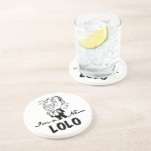 Dessous De Verre En Grès T-shirts et cadeaux Lolo neufs souriants (Côté)