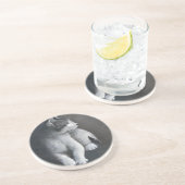 Dessous De Verre En Grès Tabby Kitten (Côté)