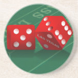 Dessous De Verre En Grès Table de craps avec dés Las Vegas<br><div class="desc">* Craps Table avec Las Vegas Dice Dessous de verre Sandstone pour la nuit de poker, événement thématique casino ou cadeau pour Las Vegas amateurs. * Utilisez comme dessous de verre de boisson, cadeau de départ pour le Mariage Vegas, cadeau pour les anniversaires, utilisation quotidienne ou le rembourrage. * Fabriqués...</div>