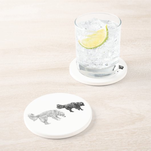 Dessous De Verre En Grès Table Ember, Scène Scentwork (Côté)