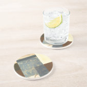 Dessous De Verre En Grès Tableau moderne à panneaux (Côté)
