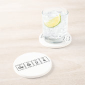 Dessous De Verre En Grès Tableau périodique de génie (Côté)