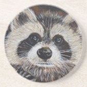 Dessous De Verre En Grès Tableau Raccoon (Devant)