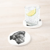 Dessous De Verre En Grès Tabletop Tranquil : mini-mélange Pitbull (Côté)