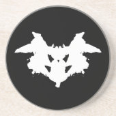 Dessous De Verre En Grès Tache d'encre de Rorschach (Devant)