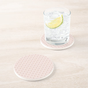 Dessous De Verre En Grès Taches roses