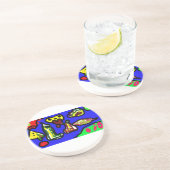 Dessous De Verre En Grès Taco chaud et poivre (Côté)