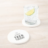 DESSOUS DE VERRE EN GRÈS TACO MARDI (Côté)