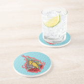 Dessous De Verre En Grès Tanga the Seahorse Dessous de verre de grès (Côté)