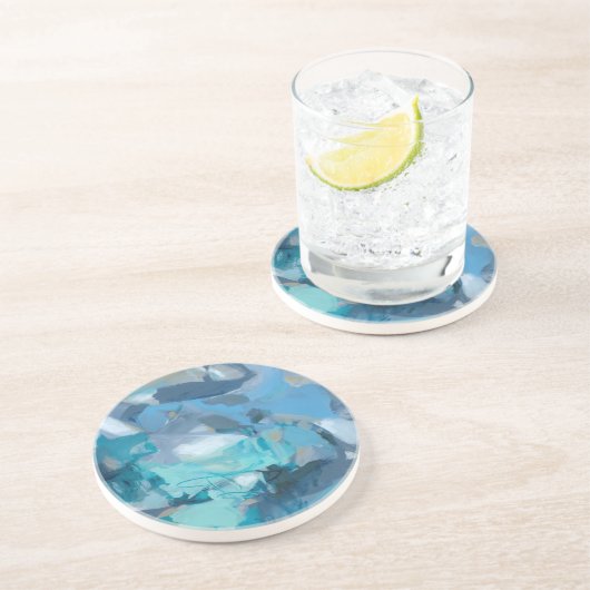 Dessous De Verre En Grès Tangé (Côté)