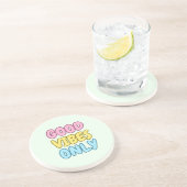 Dessous De Verre En Grès Tapis de coaster Good Vibes Only (Côté)