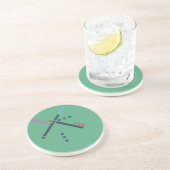 Dessous De Verre En Grès Tapis de l'aéroport PDX (Côté)