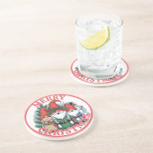 Dessous De Verre En Grès Tapis de Noël Gnomes (Côté)