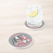 Dessous De Verre En Grès Tapis de Noël Gnomes (Côté)