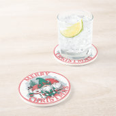 Dessous De Verre En Grès Tapis de Noël Gnomes (Côté)