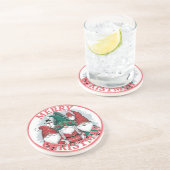 Dessous De Verre En Grès Tapis de Noël Gnomes (Côté)