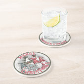 Dessous De Verre En Grès Tapis de Noël Gnomes (Côté)