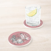 Dessous De Verre En Grès Tapis de Noël Gnomes (Côté)