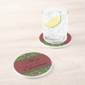 Dessous De Verre En Grès Tapis de Noël joyeux (Côté)