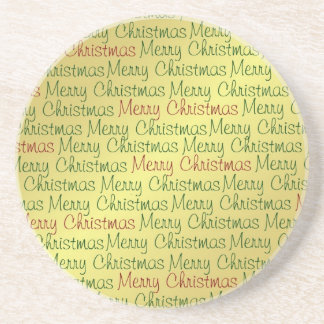 Dessous De Verre En Grès Tapis de Noël joyeux