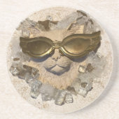 Dessous De Verre En Grès Tapis de souris Cool Cat (Devant)