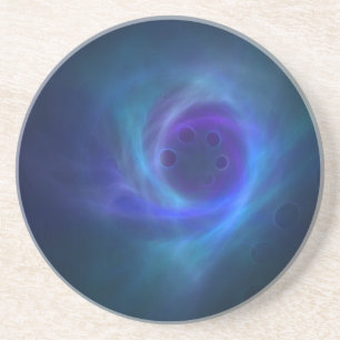 Dessous De Verre En Grès Tapis Volant Abstrait
