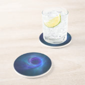 Dessous De Verre En Grès Tapis Volant Abstrait (Côté)