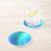 Dessous De Verre En Grès Tapis Volant Abstrait (Côté)